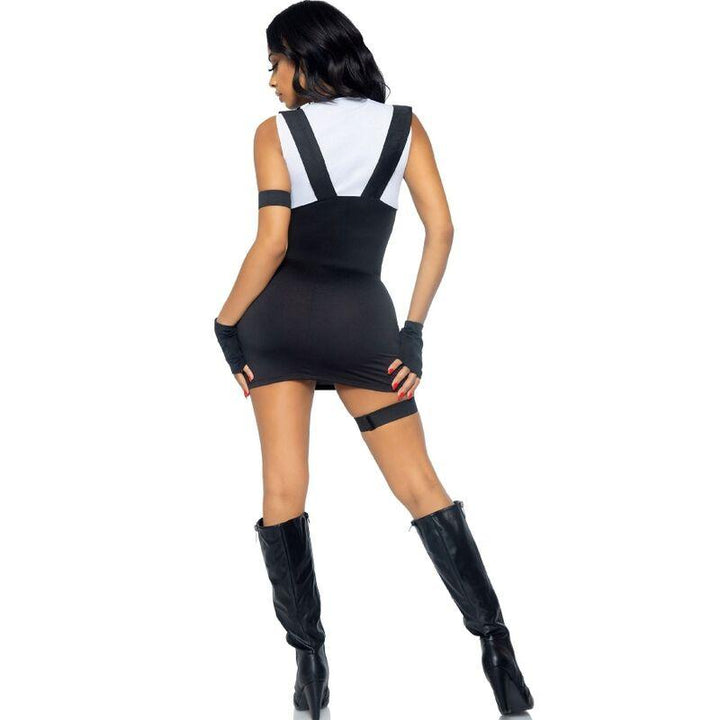 LEG AVENUE - KOSTÜM SEXY SWAT OFFIZIELL SCHWARZ S/M - INTIM SPACE Online Sexshop