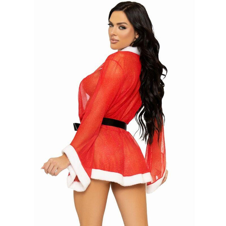 LEG AVENUE - SEXY WEIHNACHTS-DESSOUS-KOSTÜM SANTA ROT M/L - INTIM SPACE Online Sexshop