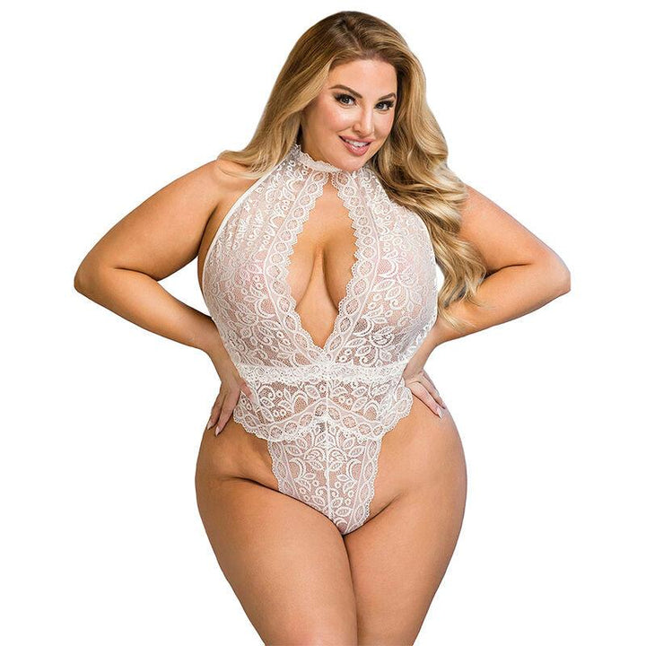 SUBBLIME - 953850 SPITZEN-BODYSUIT WEISS S/M - INTIM SPACE Online Sexshop