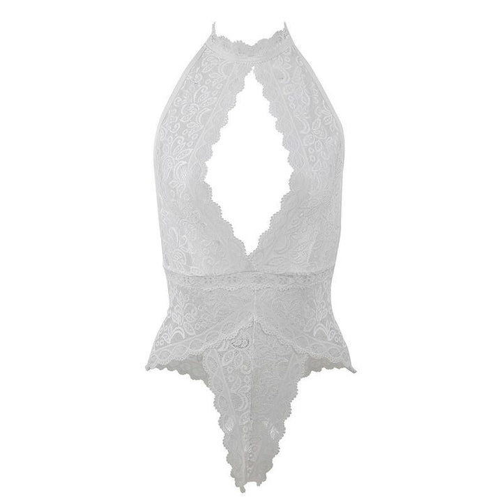 SUBBLIME - 953850 SPITZEN-BODYSUIT WEISS S/M - INTIM SPACE Online Sexshop