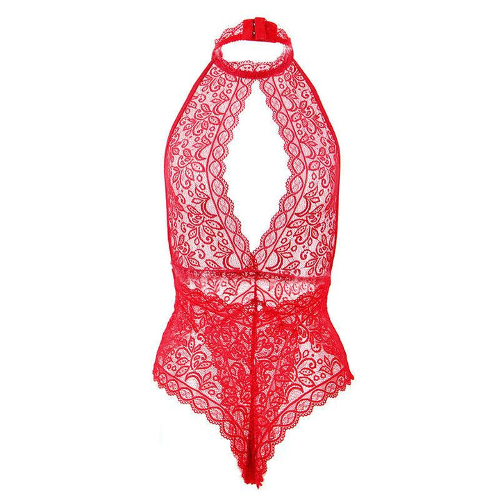 SUBBLIME - 953874 BODYSUIT MIT OFFENEN CUPS ROT S/M - INTIM SPACE Online Sexshop