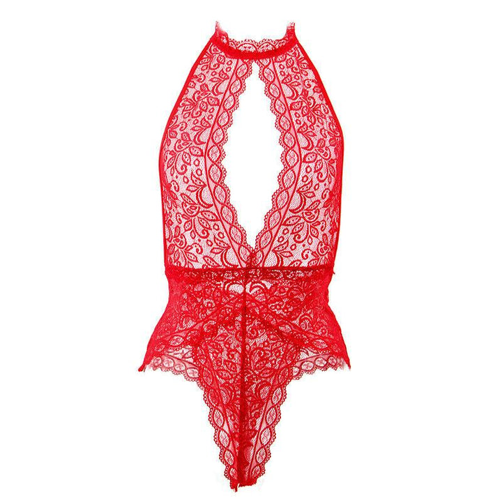 SUBBLIME - 953874 BODYSUIT MIT OFFENEN CUPS ROT S/M - INTIM SPACE Online Sexshop