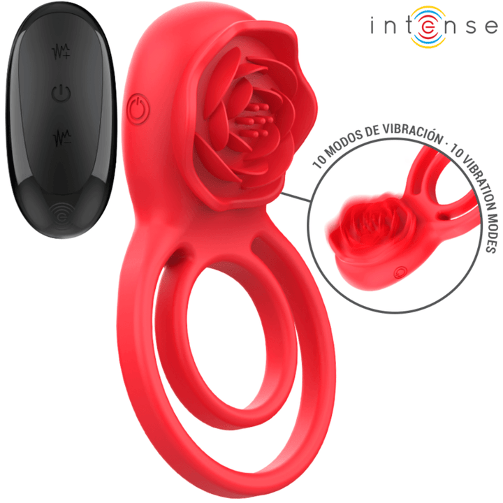 INTENSE - GAIL STIMULATOR ROSE 10 VIBRATIONEN ROT FERNBEDIENUNG - INTIM SPACE Online Sexshop