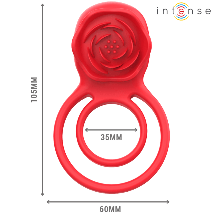 INTENSE - GAIL STIMULATOR ROSE 10 VIBRATIONEN ROT FERNBEDIENUNG - INTIM SPACE Online Sexshop