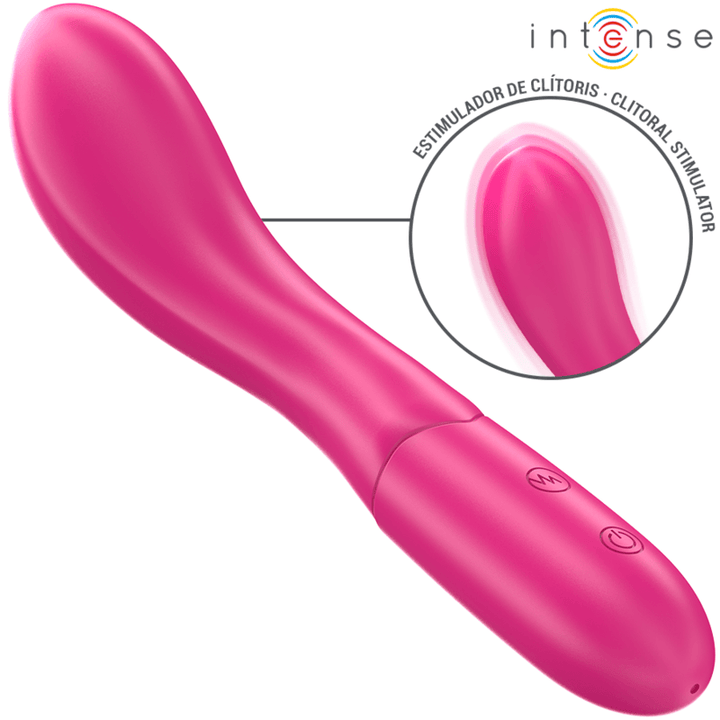 INTENSE - LISETTE VIBRATOR 19 CM FLEXIBEL 10 VIBRATIONEN ROSA - INTIM SPACE Online Sexshop