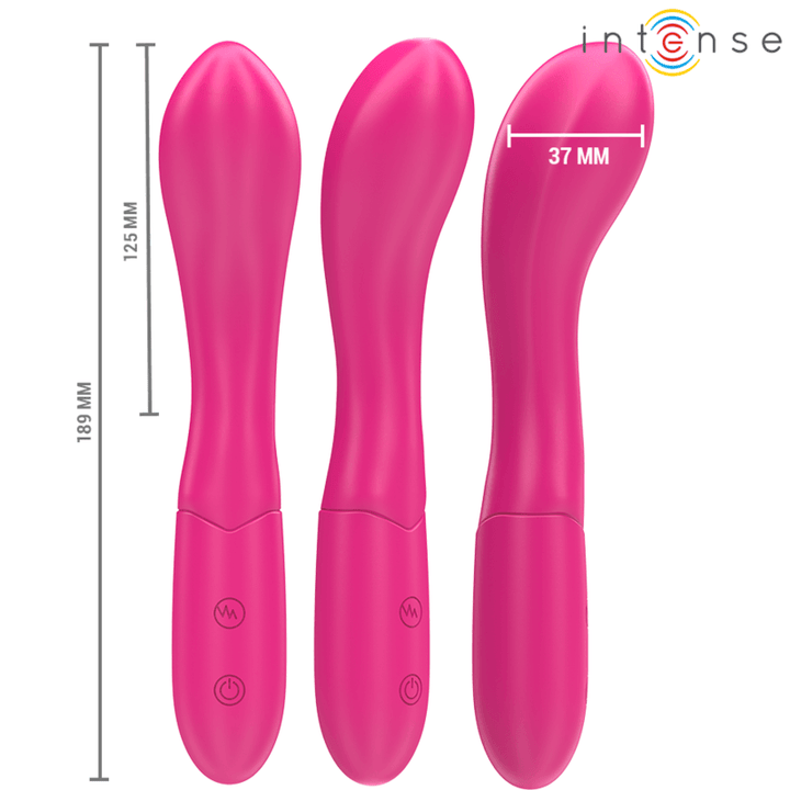 INTENSE - LISETTE VIBRATOR 19 CM FLEXIBEL 10 VIBRATIONEN ROSA - INTIM SPACE Online Sexshop