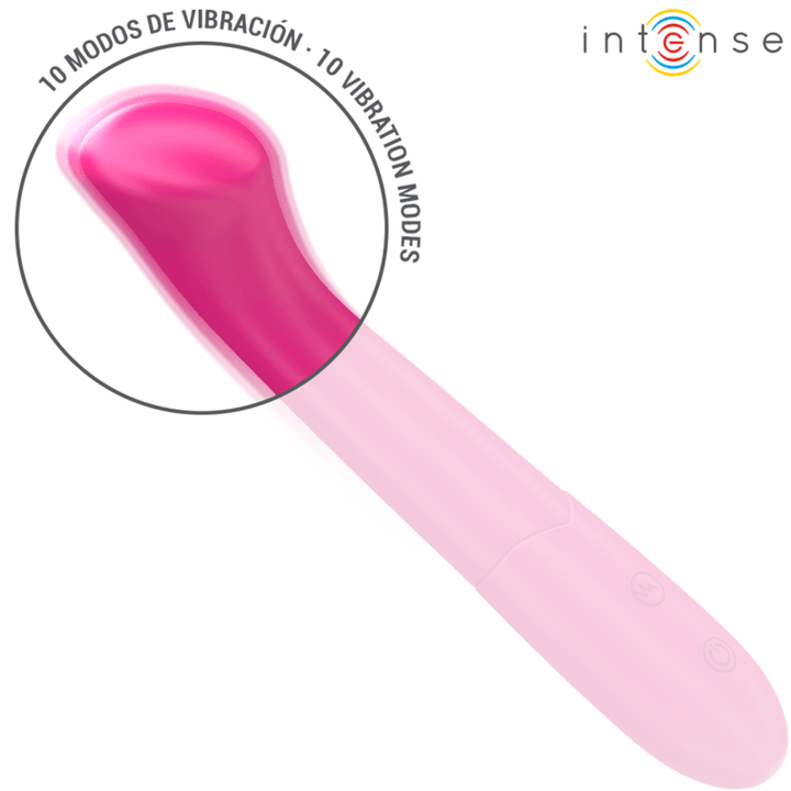 INTENSE - PATY VIBRATOR 19 CM FLEXIBEL 10 VIBRATIONEN MODELL - ROSA - INTIM SPACE Online Sexshop