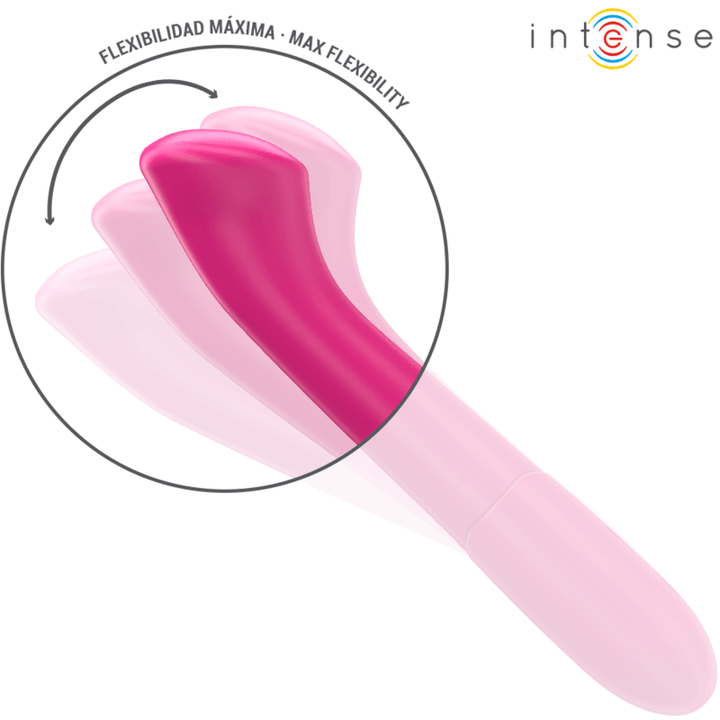 INTENSE - PATY VIBRATOR 19 CM FLEXIBEL 10 VIBRATIONEN MODELL - ROSA - INTIM SPACE Online Sexshop