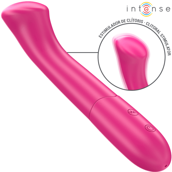 INTENSE - PATY VIBRATOR 19 CM FLEXIBEL 10 VIBRATIONEN MODELL - ROSA - INTIM SPACE Online Sexshop