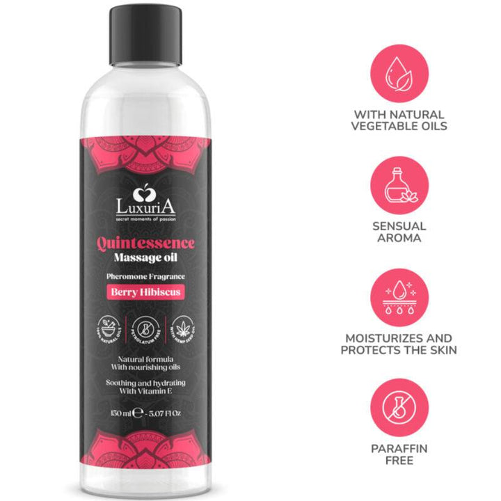 INTIMATELINE LUXURIA - MASSAGEÖL BEERE 150 ML - INTIM SPACE Online Sexshop