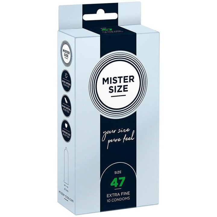 MISTER SIZE - KONDOME GRÖSSE XS 47 MM (10 EINHEITEN) - INTIM SPACE Online Sexshop