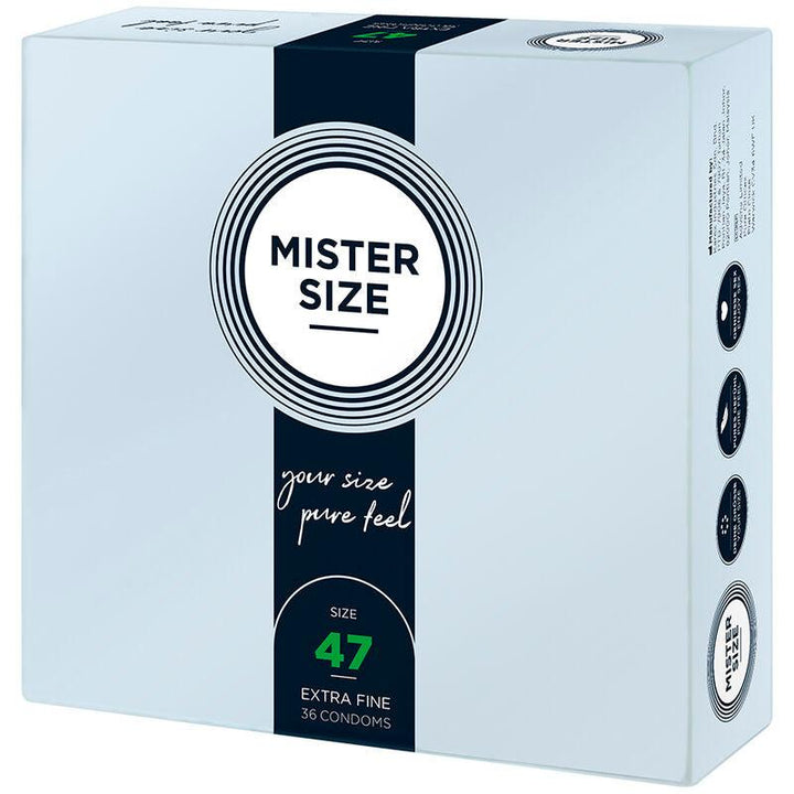 MISTER SIZE - KONDOME GRÖSSE XS 47 MM (36 EINHEITEN) - INTIM SPACE Online Sexshop