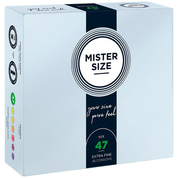 MISTER SIZE - KONDOME GRÖSSE XS 47 MM (36 EINHEITEN) - INTIM SPACE Online Sexshop