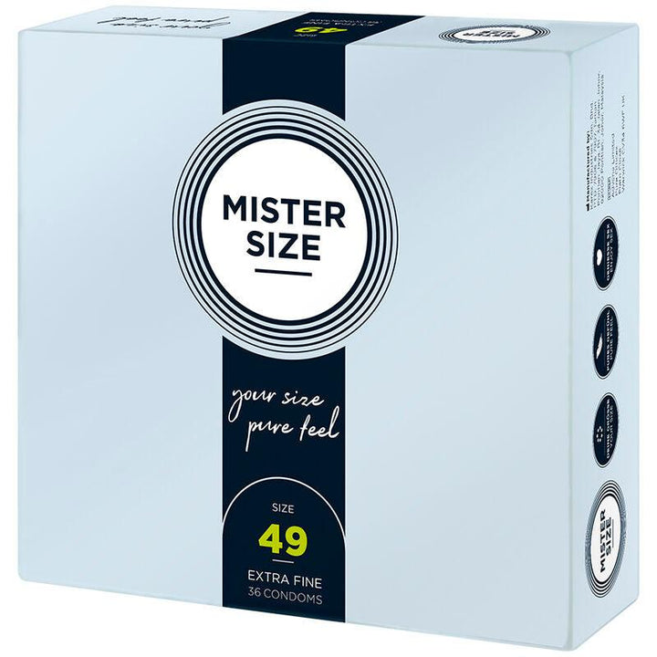 MISTER SIZE - KONDOMGRÖSSE - 49 MM (36 EINHEITEN) - INTIM SPACE Online Sexshop