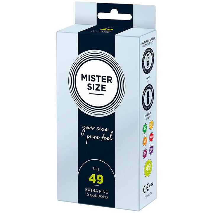 MISTER SIZE - KONDOMGRÖSSE - 49 MM (10 EINHEITEN) - INTIM SPACE Online Sexshop