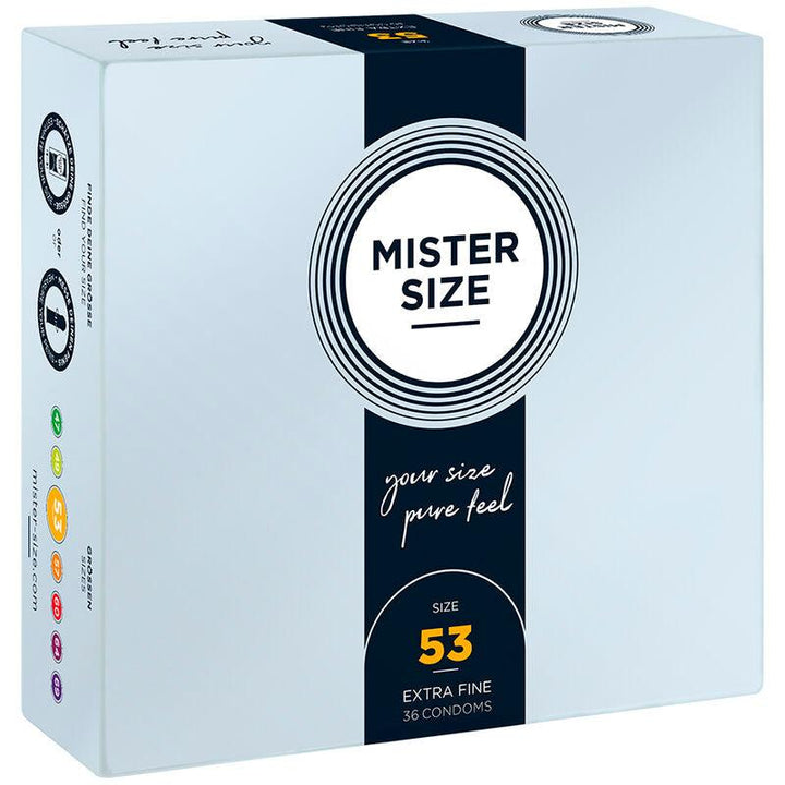 MISTER SIZE - KONDOMGRÖSSE - 53 MM (36 EINHEITEN) - INTIM SPACE Online Sexshop