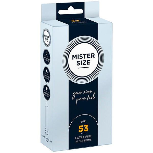 MISTER SIZE - KONDOMGRÖSSE - 53 MM (10 EINHEITEN) - INTIM SPACE Online Sexshop