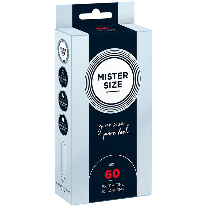 MISTER SIZE - KONDOMGRÖSSE XL 60 MM (10 EINHEITEN) - INTIM SPACE Online Sexshop