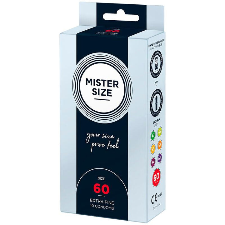 MISTER SIZE - KONDOMGRÖSSE XL 60 MM (10 EINHEITEN) - INTIM SPACE Online Sexshop