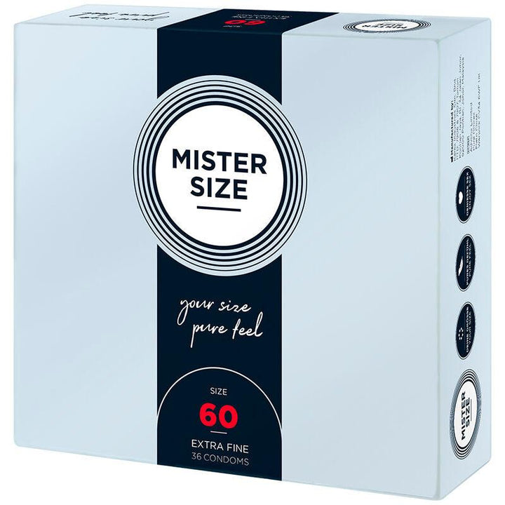 MISTER SIZE - KONDOMGRÖSSE XL 60 MM (36 EINHEITEN) - INTIM SPACE Online Sexshop