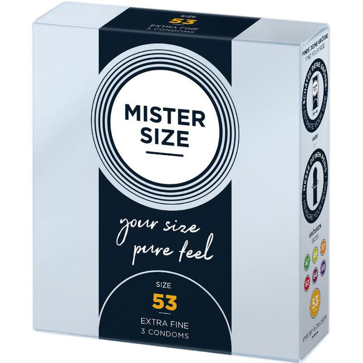 MISTER SIZE - KONDOMGRÖSSE - 53 MM (3 EINHEITEN) - INTIM SPACE Online Sexshop