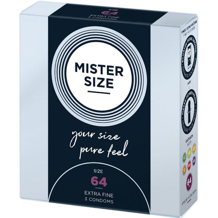 MISTER SIZE - KONDOME GRÖSSE XXL 64 MM (3 EINHEITEN) - INTIM SPACE Online Sexshop