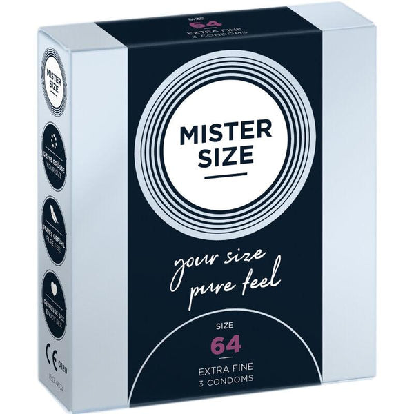 MISTER SIZE - KONDOME GRÖSSE XXL 64 MM (3 EINHEITEN) - INTIM SPACE Online Sexshop