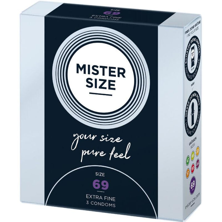 MISTER SIZE - KONDOME GRÖSSE XXXL 69 MM (3 EINHEITEN) - INTIM SPACE Online Sexshop