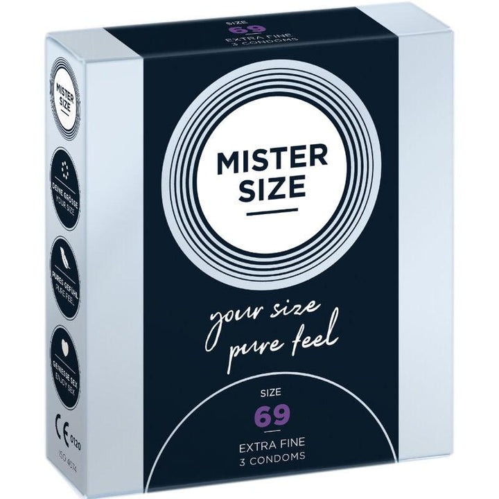 MISTER SIZE - KONDOME GRÖSSE XXXL 69 MM (3 EINHEITEN) - INTIM SPACE Online Sexshop