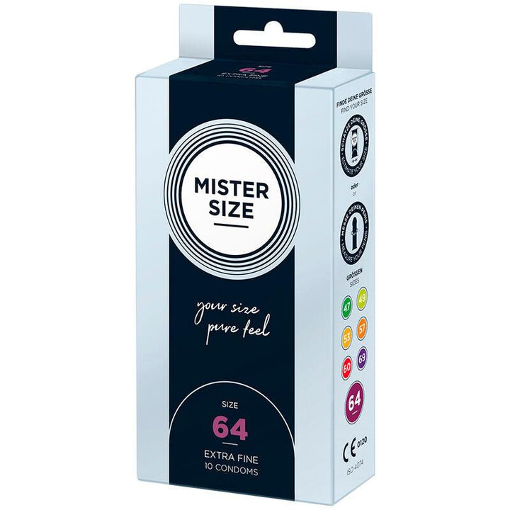 MISTER SIZE - KONDOME GRÖSSE XXL 64 MM (10 EINHEITEN) - INTIM SPACE Online Sexshop