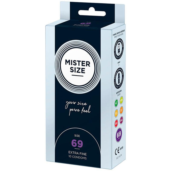 MISTER SIZE - KONDOME GRÖSSE XXXL 69 MM (10 EINHEITEN) - INTIM SPACE Online Sexshop