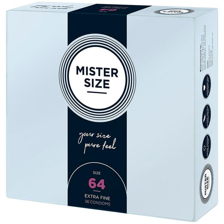 MISTER SIZE - KONDOME GRÖSSE XXL 64 MM (36 EINHEITEN) - INTIM SPACE Online Sexshop