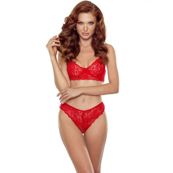 PASSION - DENELIA SET STRING - BH ROT S/M - INTIM SPACE Online Sexshop