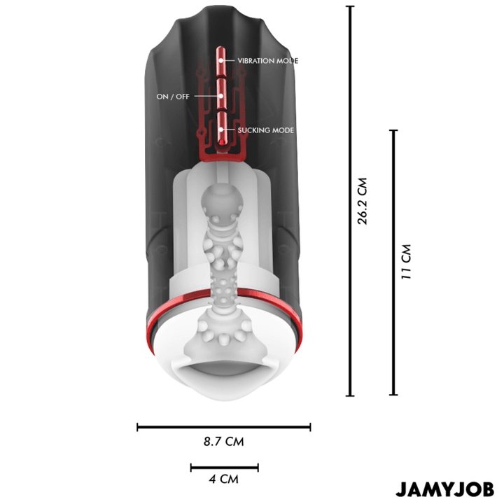 JAMYJOB - MEGABITE AUTOMATISCHER MUNDMASTURBATOR - SAUGBAND VIBRATIONSMODI - INTIM SPACE Online Sexshop