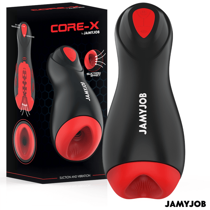 JAMYJOB - CORE-X AUTOMATISCHER MASTURBATOR - SAUGBAND VIBRATIONSMODI - INTIM SPACE Online Sexshop