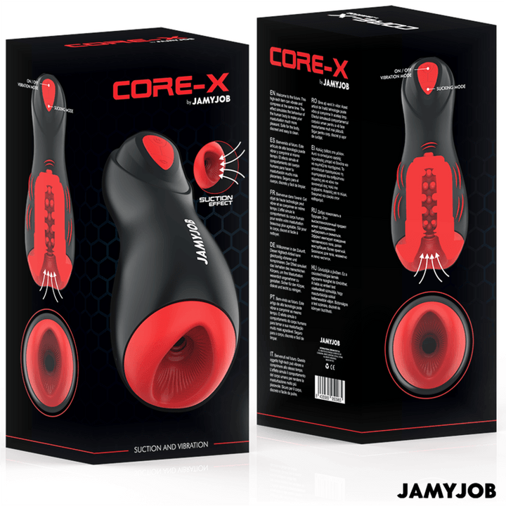 JAMYJOB - CORE-X AUTOMATISCHER MASTURBATOR - SAUGBAND VIBRATIONSMODI - INTIM SPACE Online Sexshop