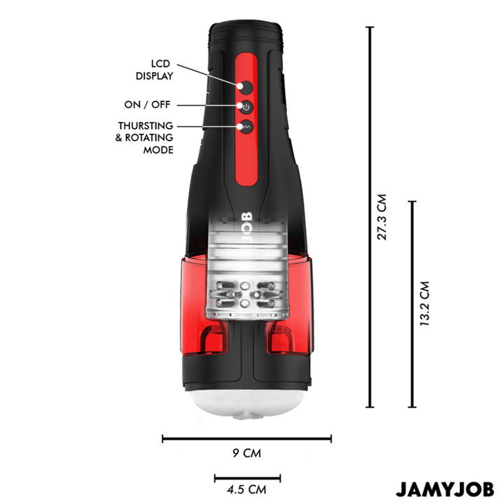 JAMYJOB - CYCLONE AUTOMATISCHER VAGINA-MASTURBATOR 10 ROTATIONS- UND STOSSMODI - INTIM SPACE Online Sexshop