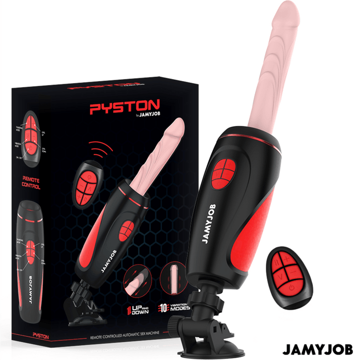 JAMYJOB - PYSTON BASE AUTOMATISCHER MASTURBATOR MIT FERNBEDIENUNG - INTIM SPACE Online Sexshop