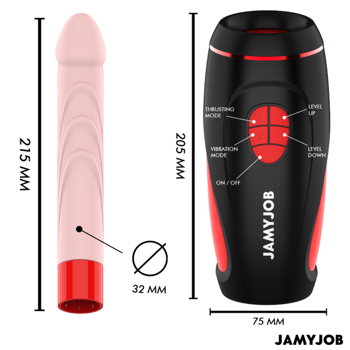 JAMYJOB - PYSTON BASE AUTOMATISCHER MASTURBATOR MIT FERNBEDIENUNG - INTIM SPACE Online Sexshop