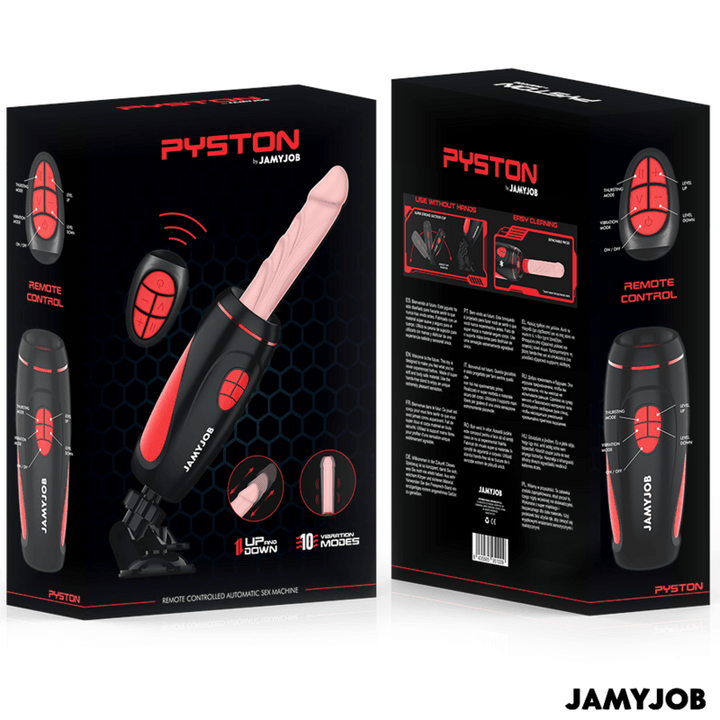 JAMYJOB - PYSTON BASE AUTOMATISCHER MASTURBATOR MIT FERNBEDIENUNG - INTIM SPACE Online Sexshop