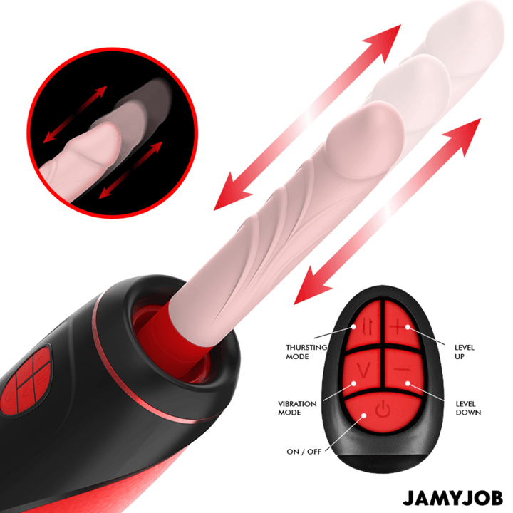 JAMYJOB - PYSTON BASE AUTOMATISCHER MASTURBATOR MIT FERNBEDIENUNG - INTIM SPACE Online Sexshop