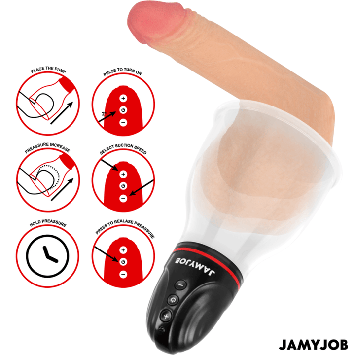 JAMYJOB - XPAND LITE AUTOMATISCHE HODENPUMPE - SAUGSTUFEN GRAU - INTIM SPACE Online Sexshop