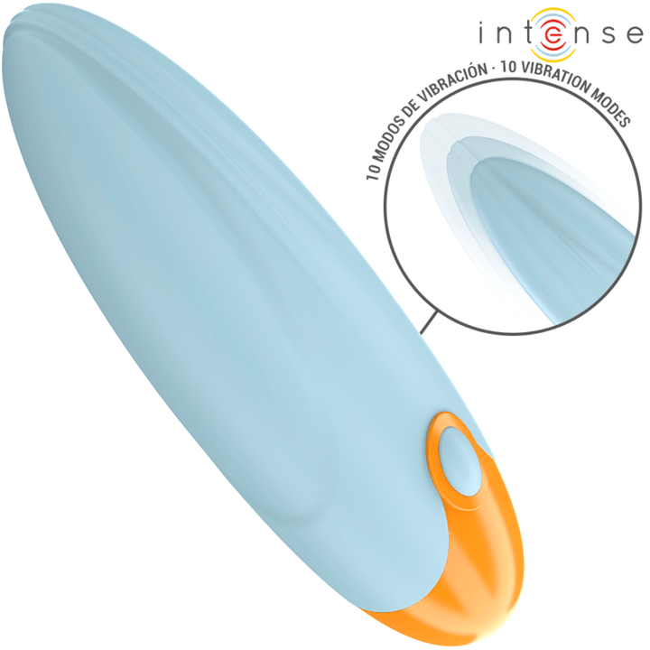 INTENSE - MIKE VIBRIERENDER BULLET 10 VIBRATIONEN BLAU FERNBEDIENUNG - INTIM SPACE Online Sexshop