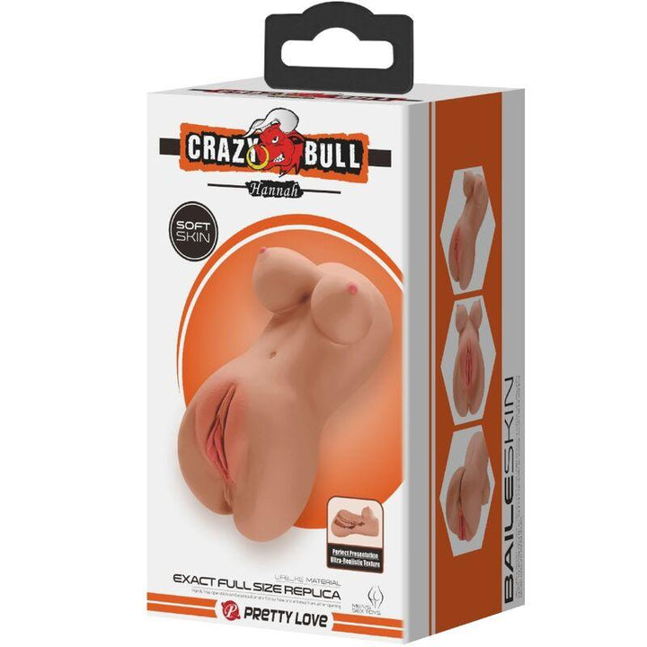 CRAZY BULL - HANNAH DOPPELMASTURBATOR VAGINA - ANUS REALISTISCHER MULATTE - INTIM SPACE Online Sexshop