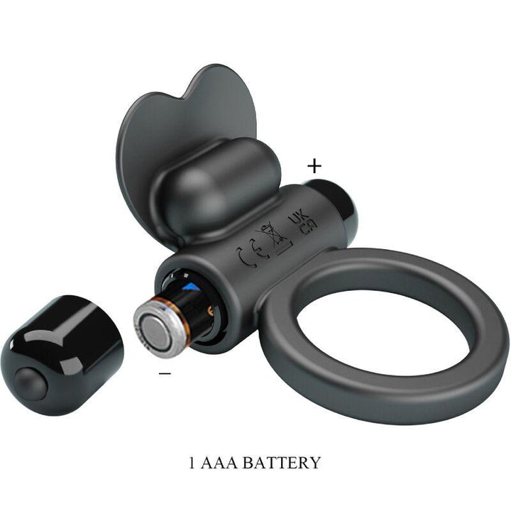 PRETTY LOVE - DEBONAIRE VIBRATIONSRING KANINCHEN 10 VIBRATIONEN SCHWARZ - INTIM SPACE Online Sexshop