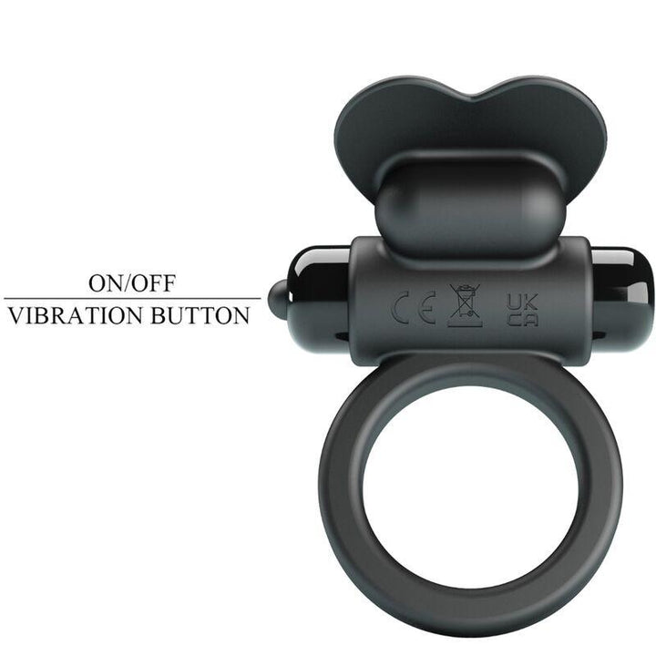 PRETTY LOVE - DEBONAIRE VIBRATIONSRING KANINCHEN 10 VIBRATIONEN SCHWARZ - INTIM SPACE Online Sexshop