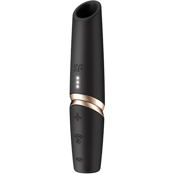 SATISFYER - PERFECT KISS WAVE KLITORIS-STIMULATOR SCHWARZ - GOLD - INTIM SPACE Online Sexshop