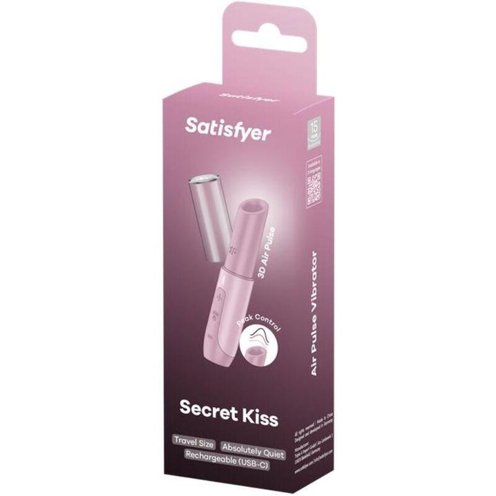 SATISFYER - SECRET KISS WAVE KLITORIS-STIMULATOR ROSA - INTIM SPACE Online Sexshop