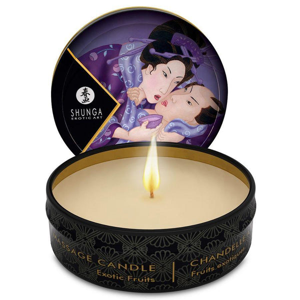 SHUNGA - MINI CARESS BY CANDELIGHT EXOTISCHE FRUCHTMASSAGEKERZE 30 ML - INTIM SPACE Online Sexshop