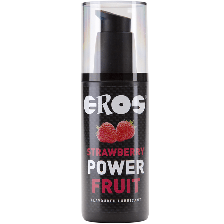 EROS POWER LINE - STRAWBERRY POWER FRUIT FLAVOURED LUBRICANT 125 ML - INTIM SPACE Online Sexshop